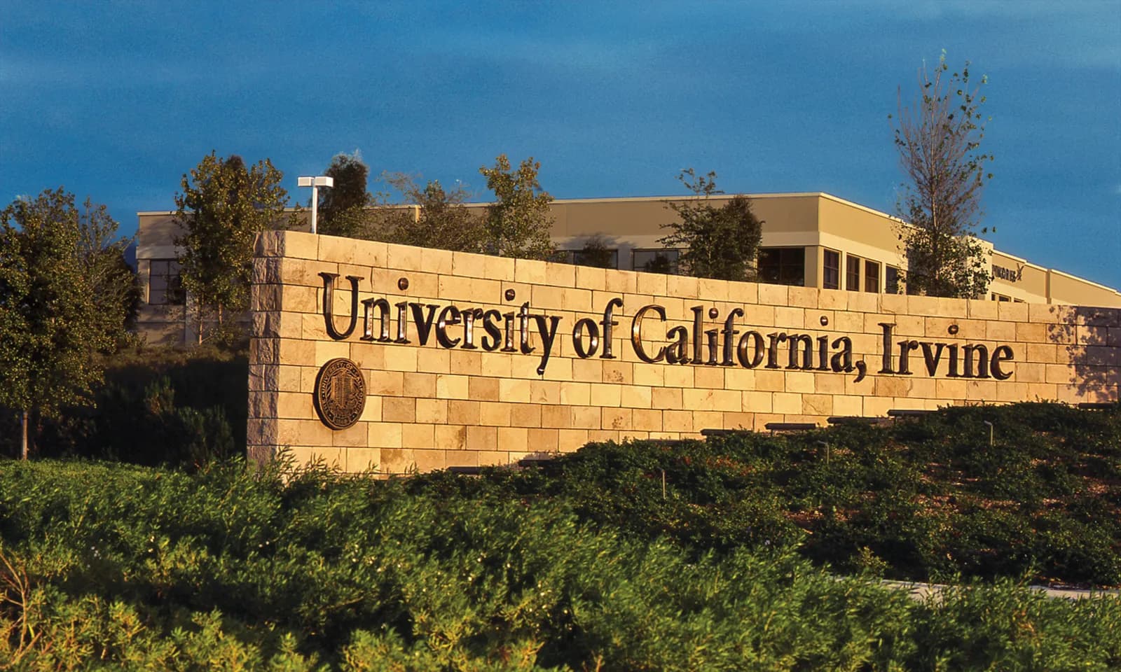 An Image of UCI's signage.